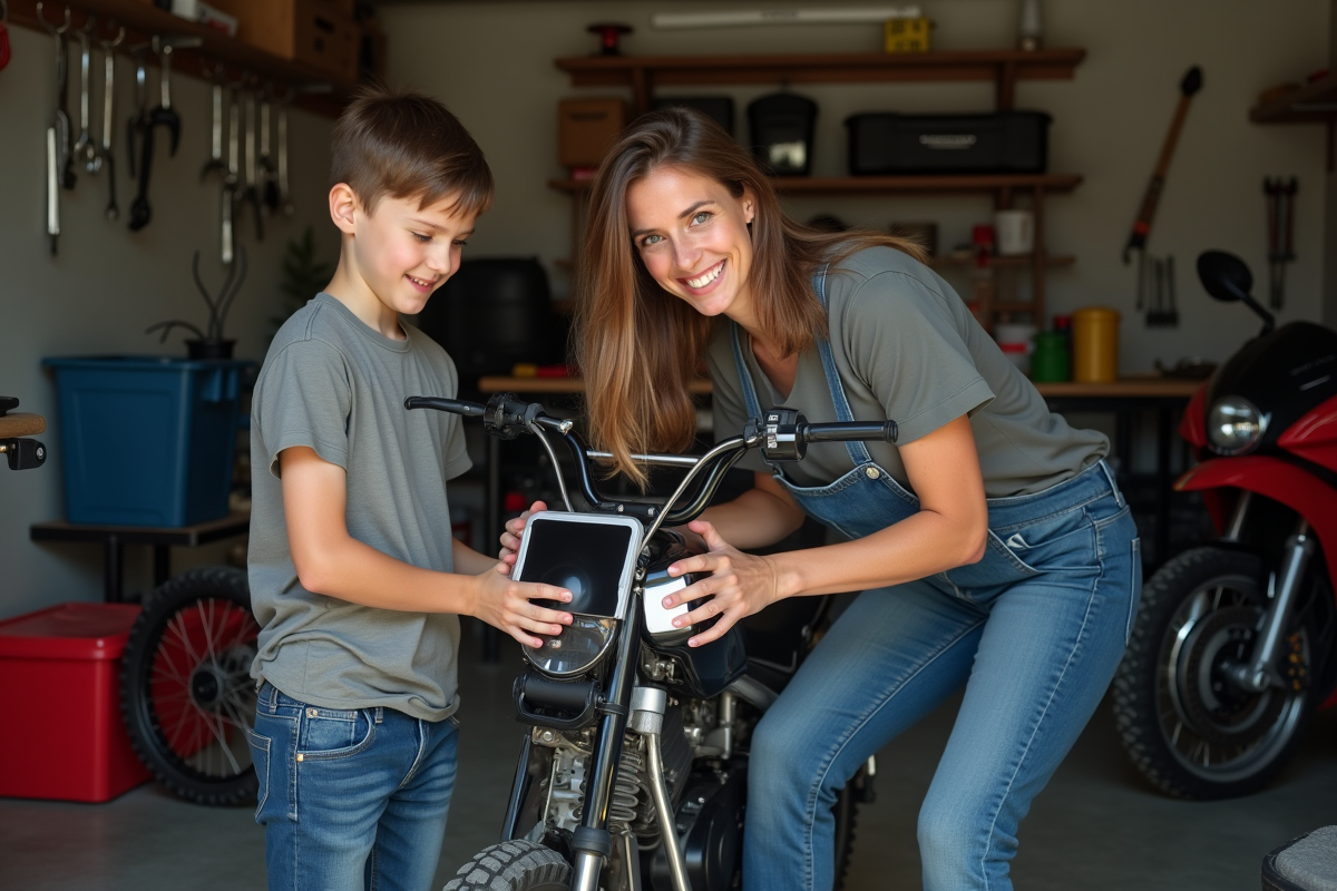 Femme adulte nettoyant le filtre à air d
