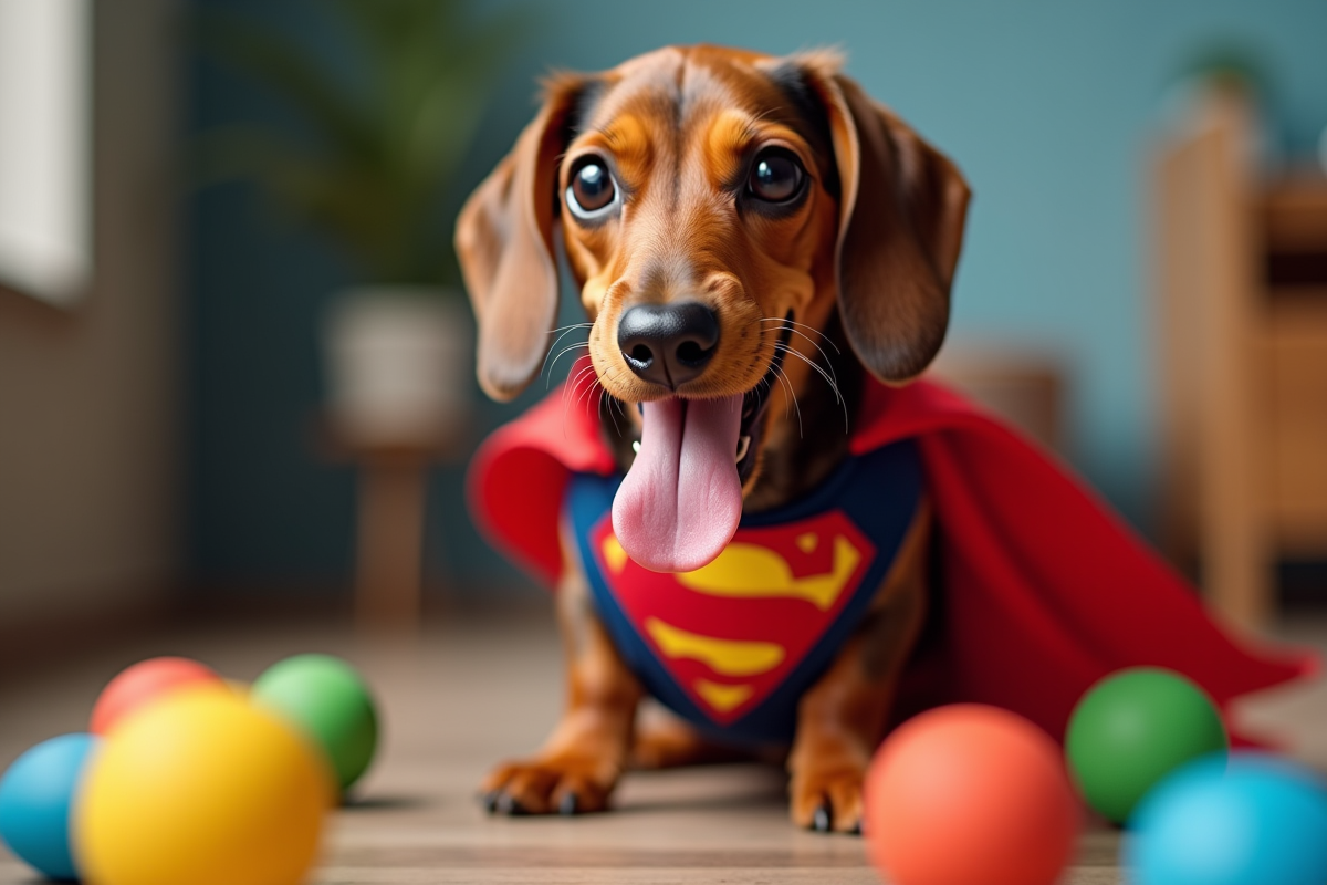 chien drôle